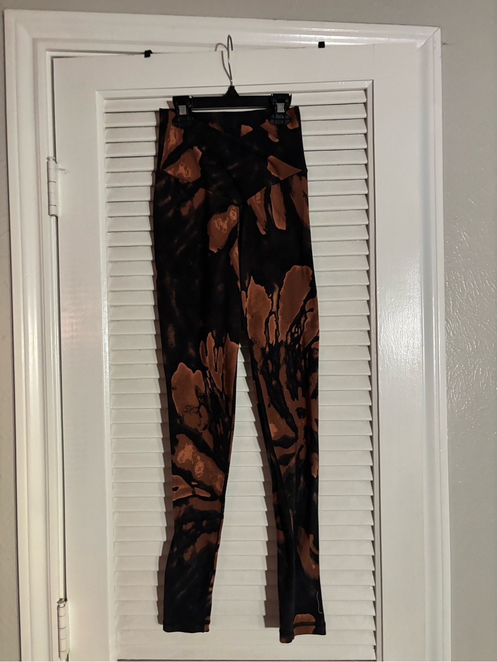 aerie Black & Brown Tie-Dye High-Waist Leggings